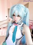 Belle Delphine Miku Cosplay Pussy Spread Onlyfans Album