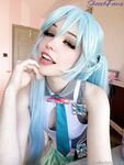 Belle Delphine Miku Cosplay Pussy Spread Onlyfans Album