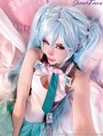 Belle Delphine Miku Cosplay Pussy Spread Onlyfans Album