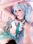 Belle Delphine Miku Cosplay Pussy Spread Onlyfans Album
