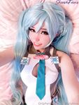 Belle Delphine Miku Cosplay Pussy Spread Onlyfans Album