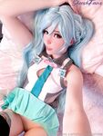 Belle Delphine Miku Cosplay Pussy Spread Onlyfans Album