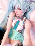 Belle Delphine Miku Cosplay Pussy Spread Onlyfans Album