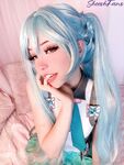 Belle Delphine Miku Cosplay Pussy Spread Onlyfans Album