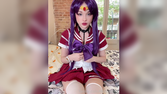 Hidori Rose Raven Cosplay Solo Rubbing Pussy On Floor Fansly Video