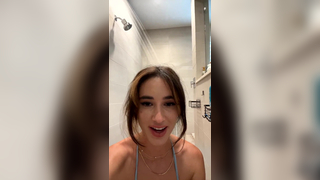 Natalie Roush Slipping Nude Boobs In Bathtub And Shower Livestream Onlyfans Video