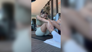 Malu Trevejo Yoga Workout In Tight Shorts Full Video Leaked