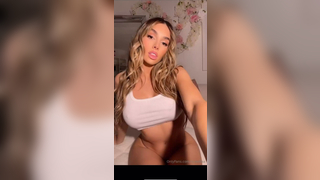 Lyna Perez Stripteasing And Stripping Nude Nipples While Sucking Banana Onlyfans Video