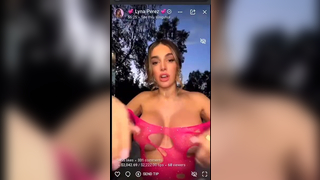 Lyna Perez Ripping Net Haul On Livestream Showing Her Nude Nipples Onlyfans Sextape