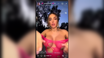 Lyna Perez Ripping Net Haul On Livestream Showing Her Nude Nipples Onlyfans Sextape