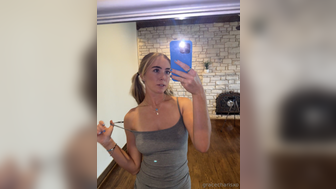 Grace Charis Taking Big Boobs Out Teasing Them In Dress Onlyfans Video