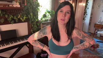 Arryn Zech New Try On Ppv Teasing Her Boobs Video Leaked