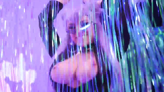 Octokuro Aka Purple Bitch Horny Kitties Double Dildo Fuck Video