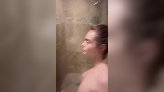 Cara Delevingne Shower Nude Boobs And Pussy Scrubbing Leaked Video