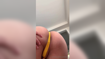 Louisa Khovanski Yellow Bikini Haul Pussy Rubbing And Teasing Nipples Onlyfans Video