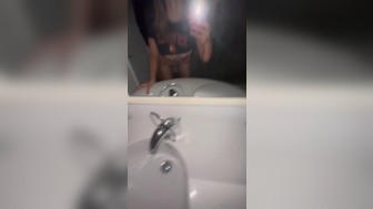 That1iggirl Getting Herself Fucked Doggy In Public Bathroom Onlyfans Leak