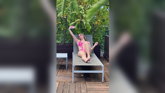 Kaitlyn Krems Outdoor Sunbath Teasing Herself In Bikini Leaked Onlyfans