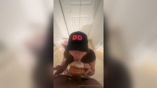 Katiana Kay Dunkin Donuts Blowjob Onlyfans Porn Leak