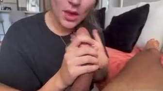 Astr0girll Aka Kaelynnhuffman Sucking Cock Till She Gets Cumshot Leak Video