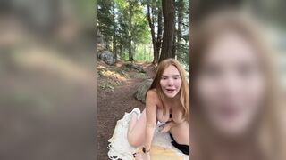 Alexxa_fire Solo Outdoor Picnic Dildo Rides Onlyfans Video Leak