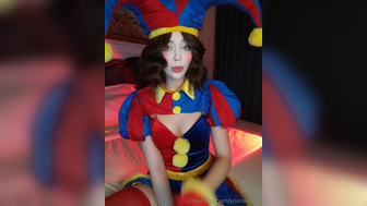 Aldorachan Aka Youraldora Jester Cosplay Joi Creamy Driping Pussy Digs And Suck Dildo Leak Onlyfans