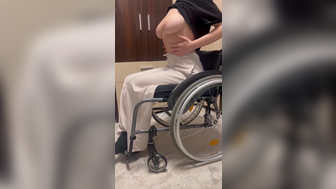 Thatgirlonwheels Disabled Babe Playing Her Nude Boobs Onlyfans Leak