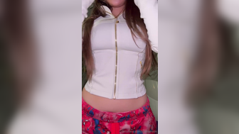 Sophieraiin Strips Her Jeans Off And Teasing Big Tits Onlyfans Video