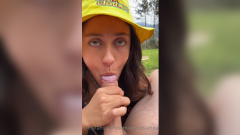 Siennagarciaog Outdoor Sucking White Cock And Took Cum In Mouth Onlyfans Video Leaked