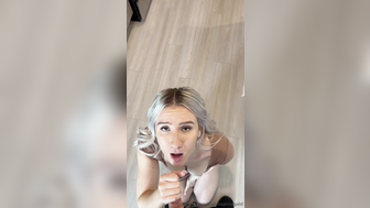Maddie Price Aka Funsizedkate In Brown Dress Kneel Down And Blow Big Dick Leaked Onlyfans Video