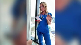 Allie Rae Aka Nurse Allie Sucking Patient Off And Took Cum On Tits Onlyfans Leak