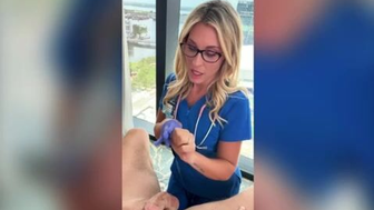 Allie Rae Aka Nurse Allie Sucking Patient Off And Took Cum On Tits Onlyfans Leak