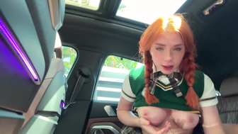 Sweetie Fox British Student Sucked Off A Stranger In Car And Rough Fucks Leaked Video
