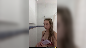 Lil Tay Taking A Shower Soaping Her Nude Tits Onlyfans Leaked Video