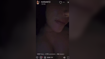 Meldadel Nude Tits Sucking And Playing On Onlyfans Livestream