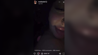 Meldadel Nude Tits Sucking And Playing On Onlyfans Livestream