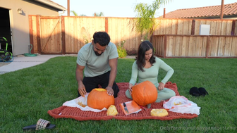 Taliya Sucking Gustavo Wearing A Pumpkin Onlyfans Ppv Leaked Video