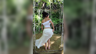 Summer Soderstrom Nude Boobs Out Photoshoot In White Dress Onlyfans Video