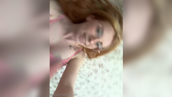 Unidentifiedginger Playing Her Nipples Laying On Bed Leaked Video