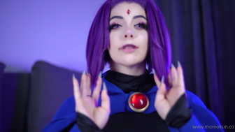 Momokun Raven Cosplay Slimy Cunt Solo Digs Up Leaked Porno Video