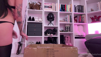 Babyfooji Digs Up Her Pussy With A Black Dildo Creamy Fuck Onlyfans Leak