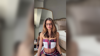 Taylin Alberts gives a Huge Dildo a Blowjob on Onlyfans Video