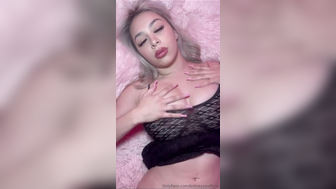 Britneyyyofficial Seethrough Nude Nipples Teasing In Red Thong Onlyfans Leak