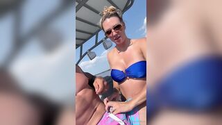 Ashleysoftiktok Blow Cock In Boat And Rides Onlyfan Leak