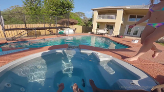 Bigbootybailey Poolside 3some With Dark & White Chocolate Onlyfans Porn Leak