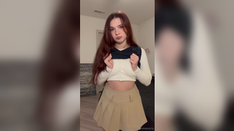 Summerxiris Teasing Tits And Stips Her Mini Skirt And Showing Booty Onlyfans Leak