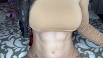 Eva Menta Playing Her Hairy Pussy With Her Nude Tits Out Onlyfans Leak