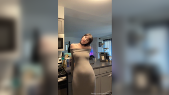 Kenalialuv Strip Tease Out Of The Grey Dress That Hides Nothing Fansly Leaked Video