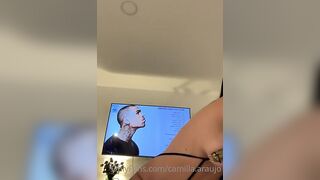 Camilla Araujo Sucking Huge Dildo And Rides Her Pussy Onlyfans Video