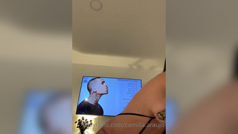 Camilla Araujo Sucking Huge Dildo And Rides Her Pussy Onlyfans Video