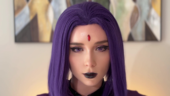 Sweetie Fox Sexy Raven Gave Herself Fucked In All Poses Till Cum Inside